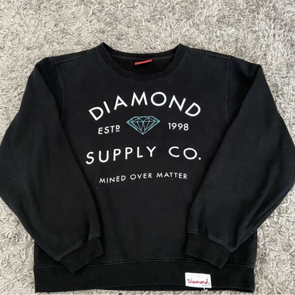 Diamond Supply Co. Black Crewneck Sweatshirt